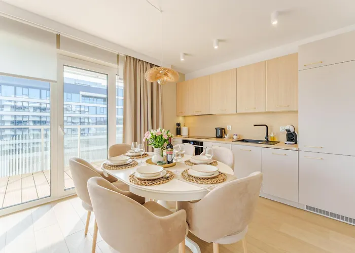 Piaskowa Elegancja F302- Basen Fitness Bawialnia Garaż W Cenie -polanki Aqua - Apartament Kołobrzeg