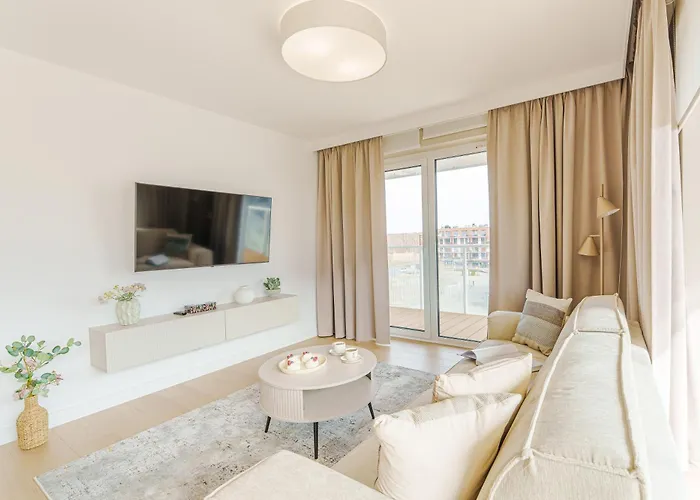 Piaskowa Elegancja F302- Basen Fitness Bawialnia Garaż W Cenie -polanki Aqua - Apartament Kołobrzeg